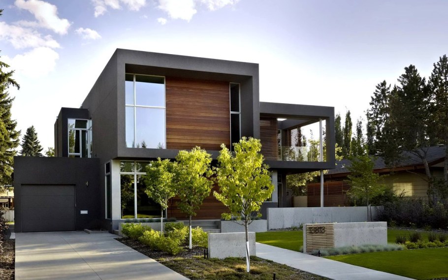 Эко-брутализм экстерьер