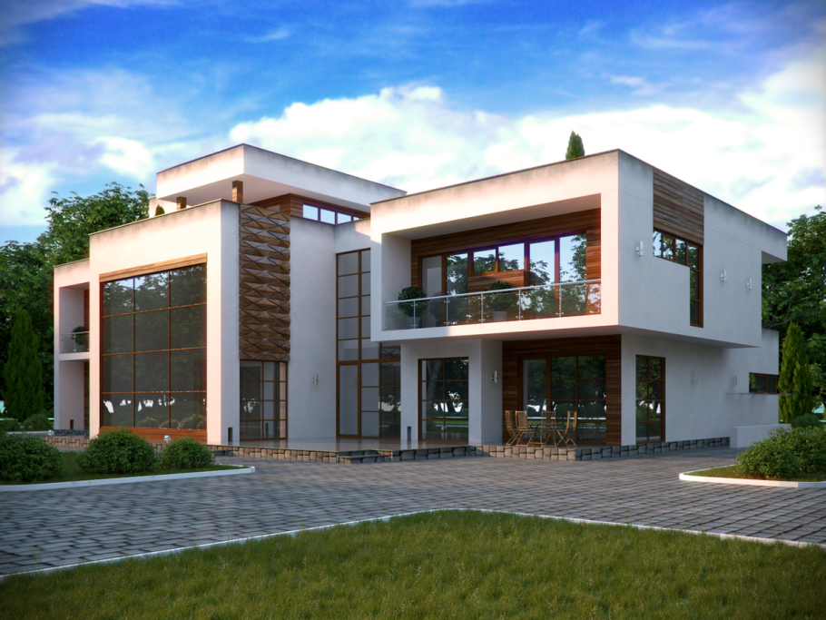 Фасад в современном стиле