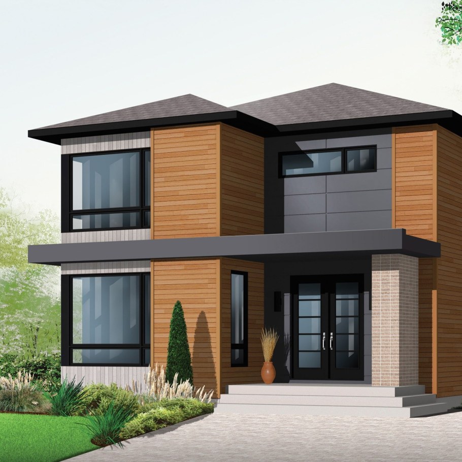 Фасад в современном стиле