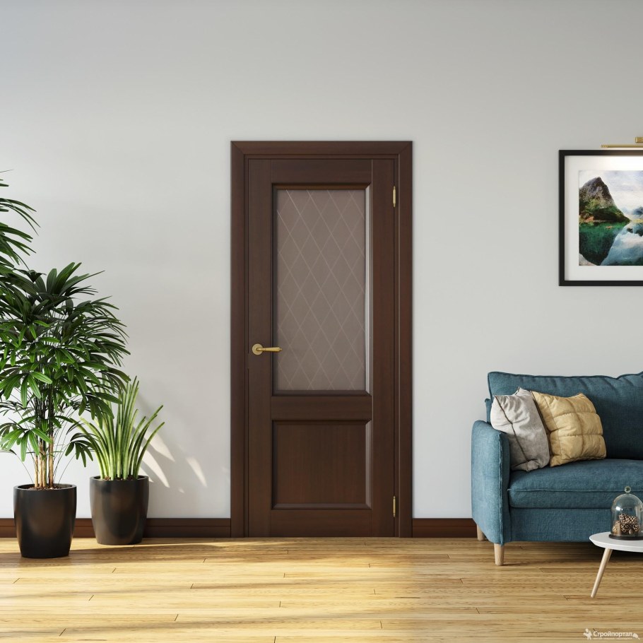 Дверь межкомнатная Танганика остеклённая