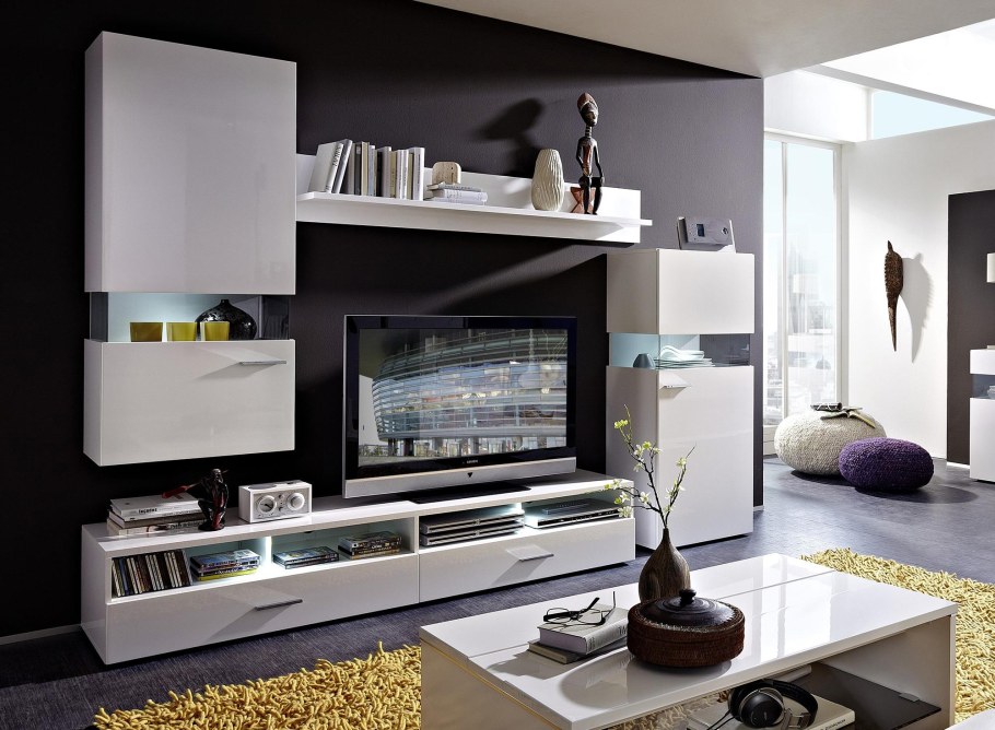 Современные стенки в гостиную