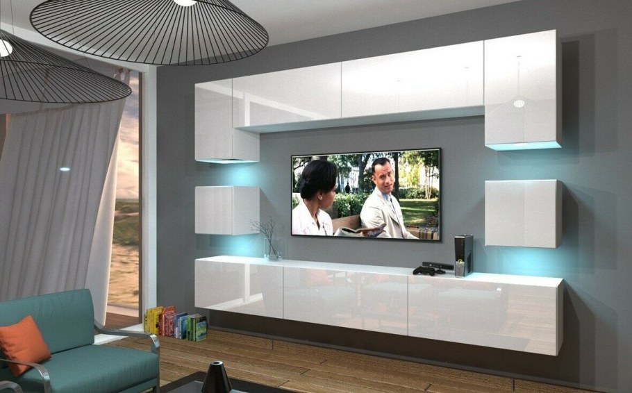 Современные стенки в гостиную