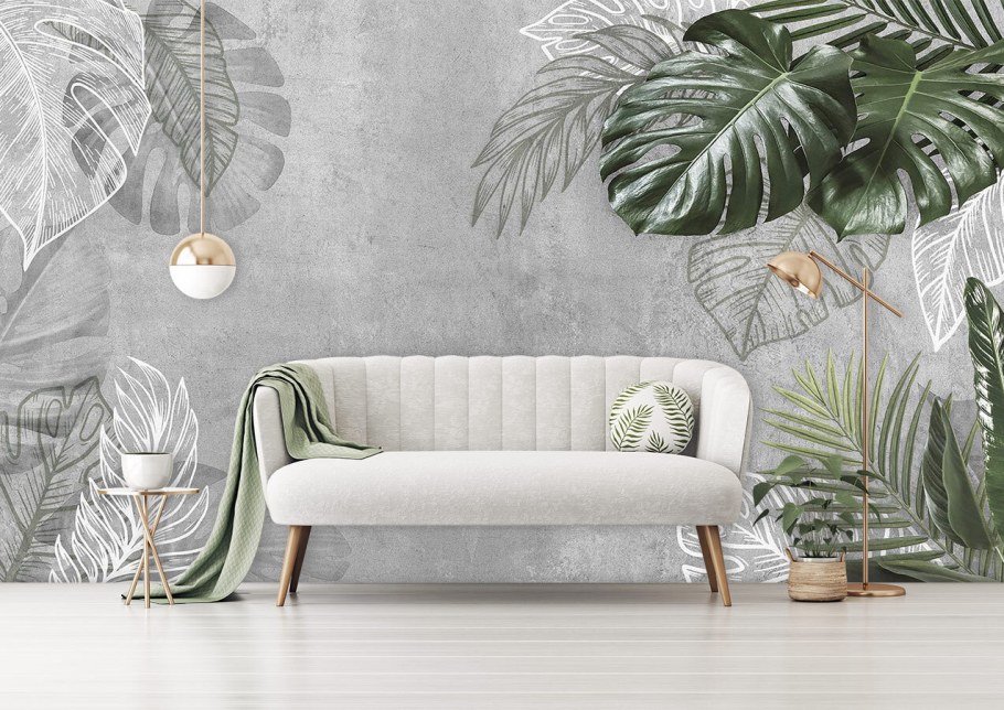 Фотообои монстера