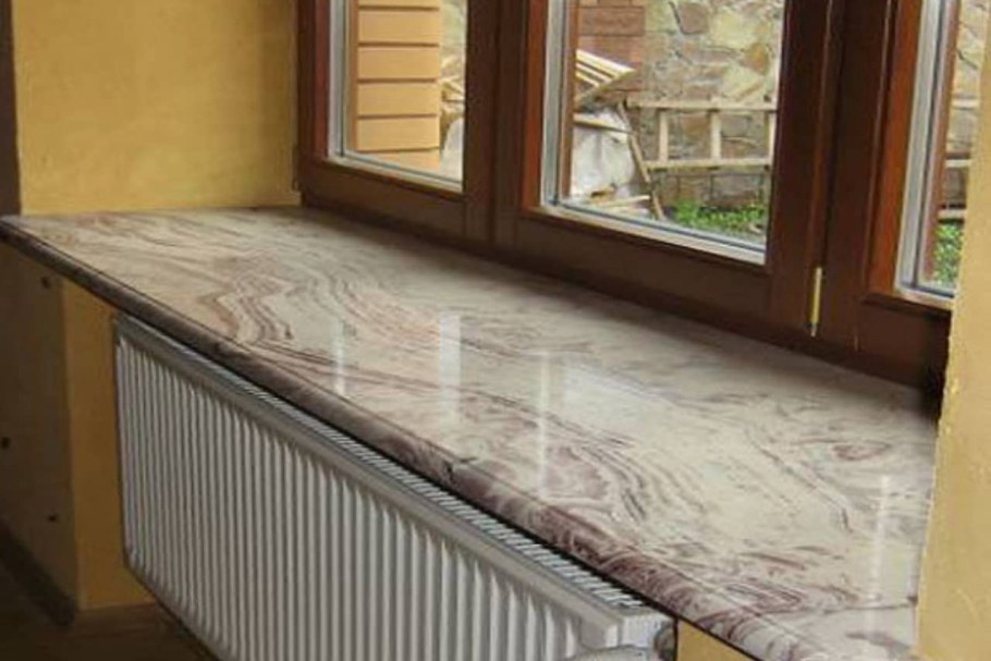 Подоконник из искусственного камня