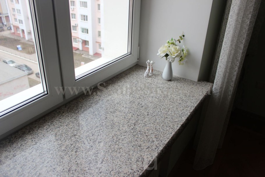 Подоконник гранит Белла Вайт