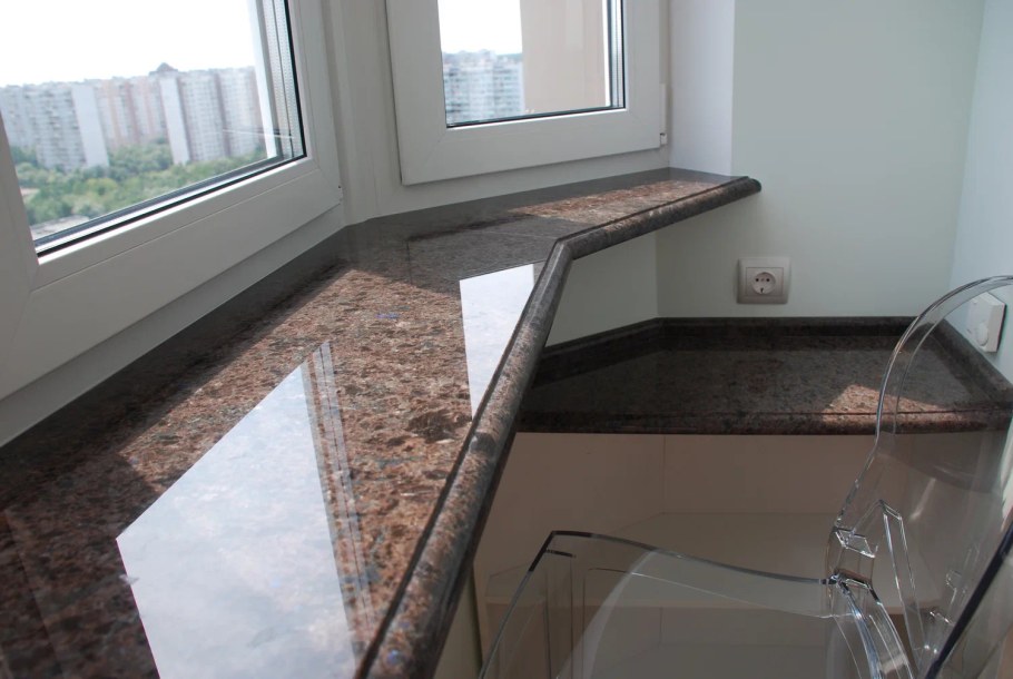 Дымовский гранит подоконник