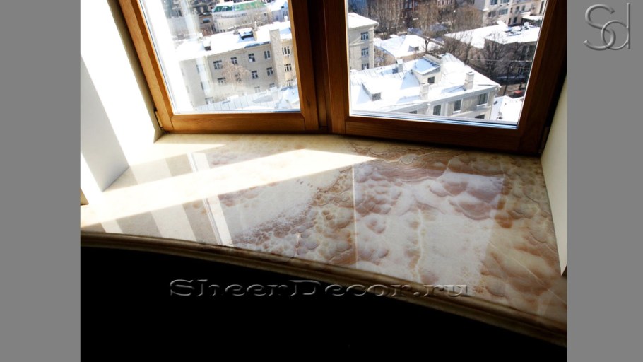 Оникс камень подоконник