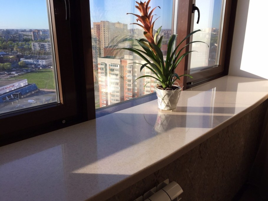 Каменные подоконники в интерьере