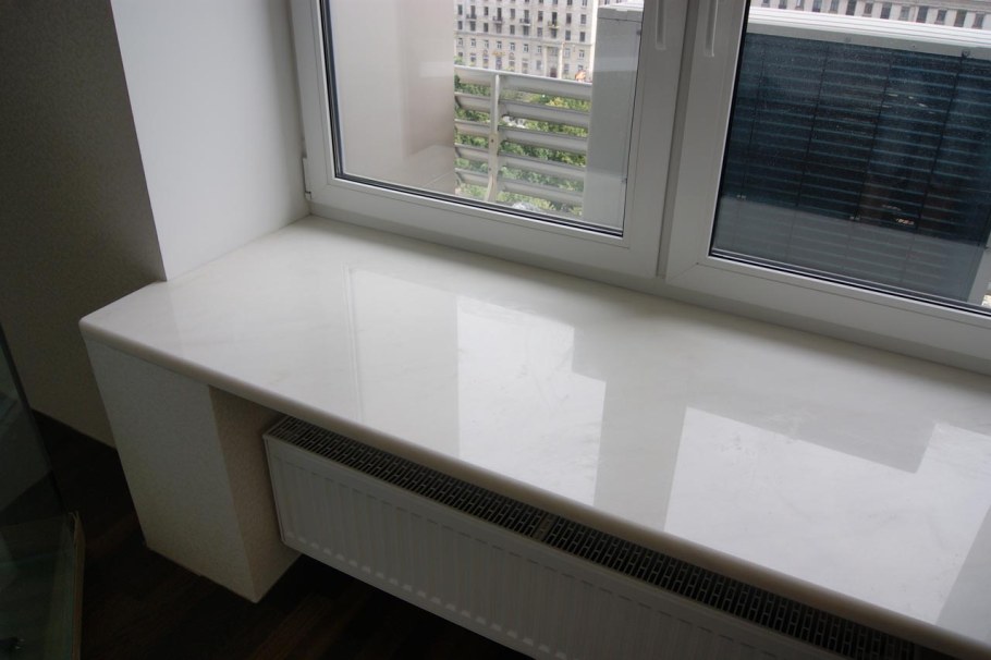 Подоконник Кристаллит мрамор