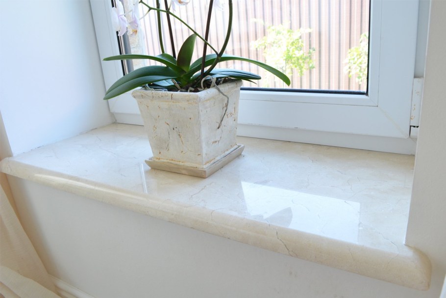 Подоконник Кристаллит мрамор