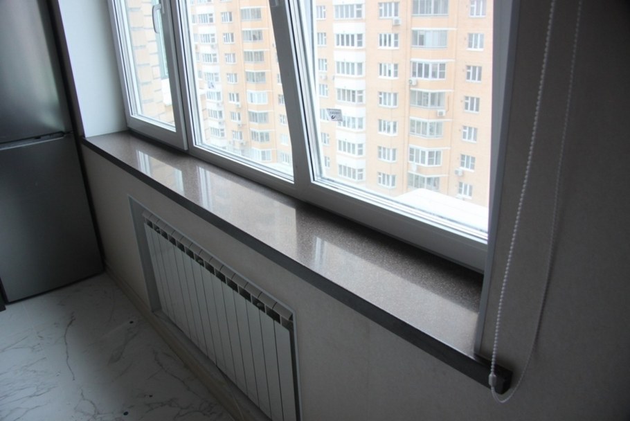 Подоконник из искусственного камня акрил