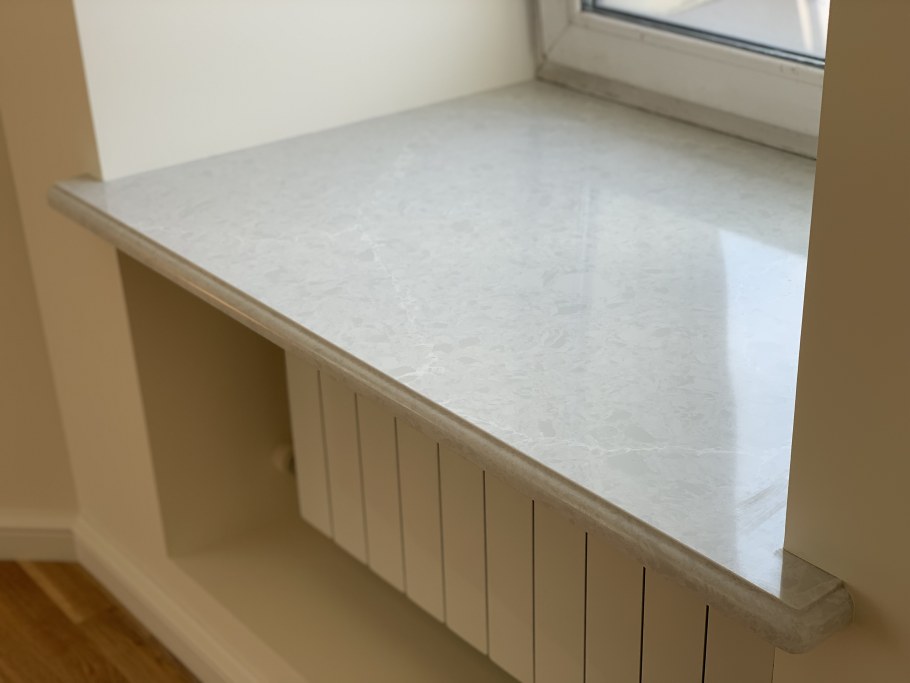 Подоконник из кварцевого агломерата 20 мм