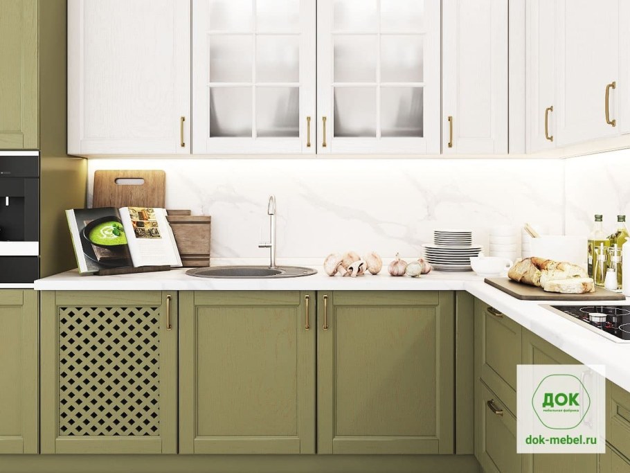 Кухонный фасад RAL 6021