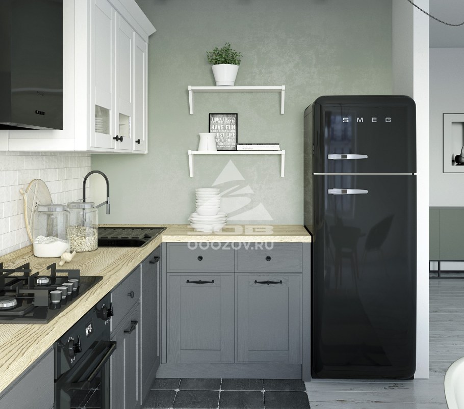 Кухня Зов Лугано белая