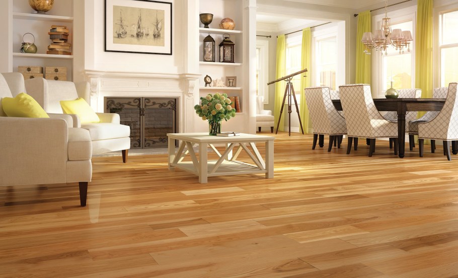 Деревянный пол в интерьере