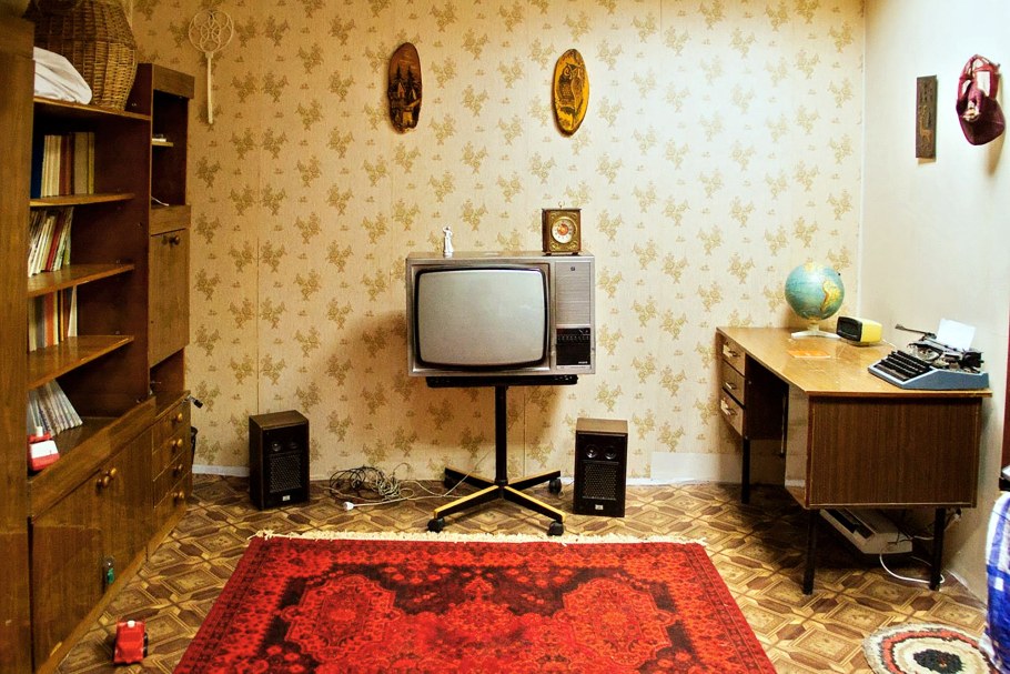 Советская комната интерьер