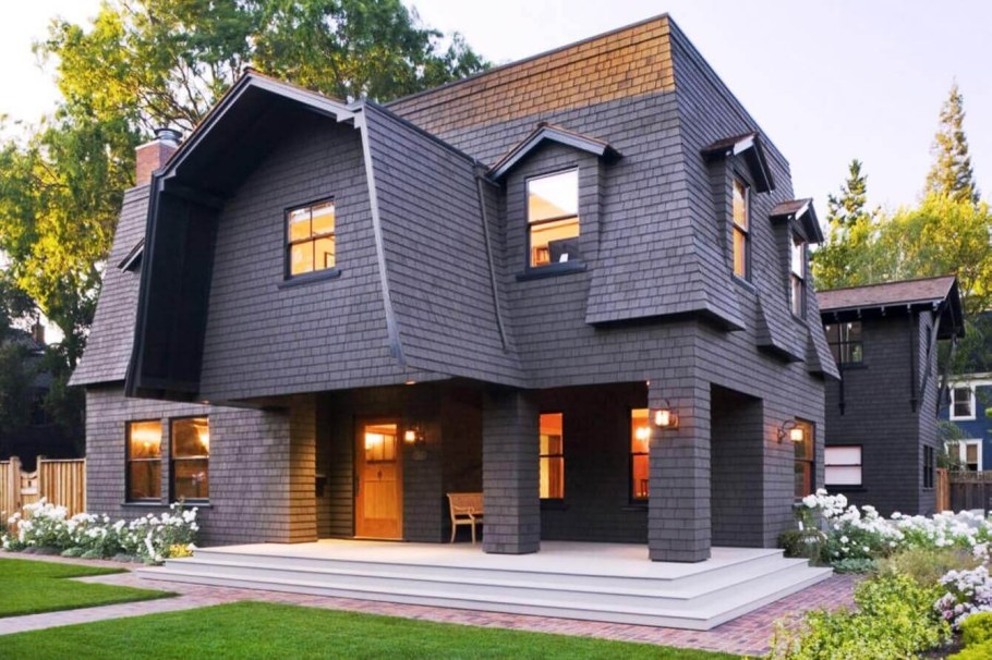 Вальмовая мансардная кровля