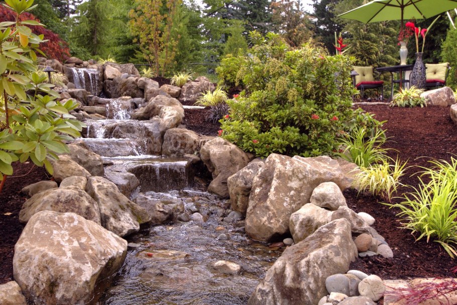 Ландшафтный рокарий Каскад ручьев