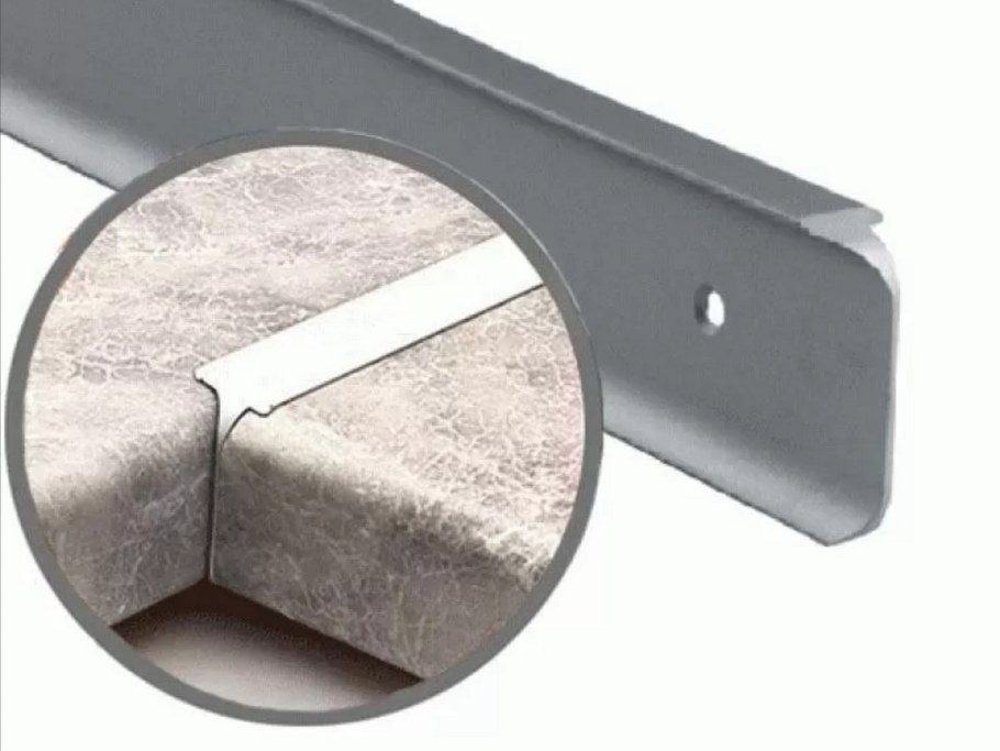 Планка соединительная угловая для столешницы 38 мм