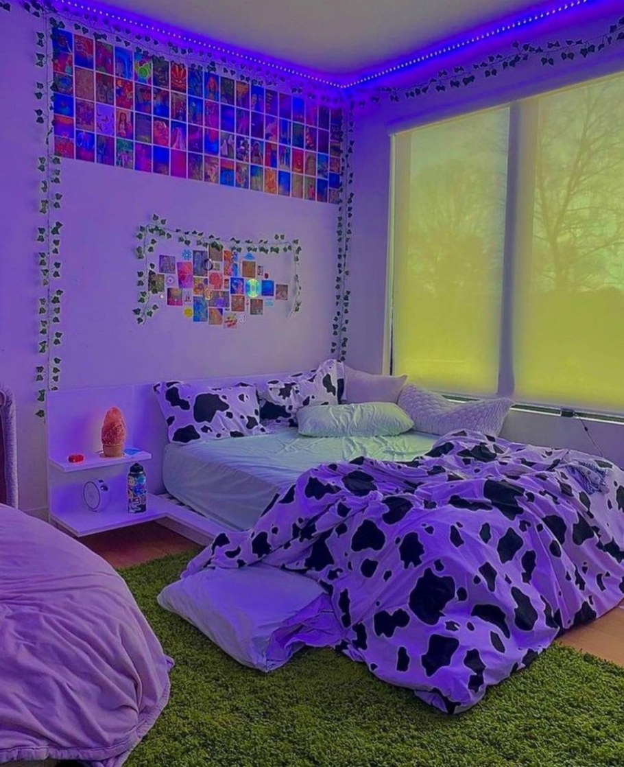 Неоновые комнаты для девочек