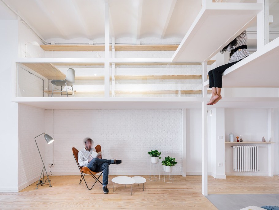 Антресольный этаж в стиле лофт