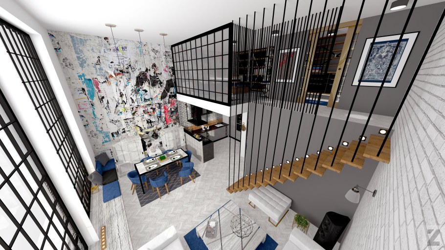 Квартира с высокими потолками