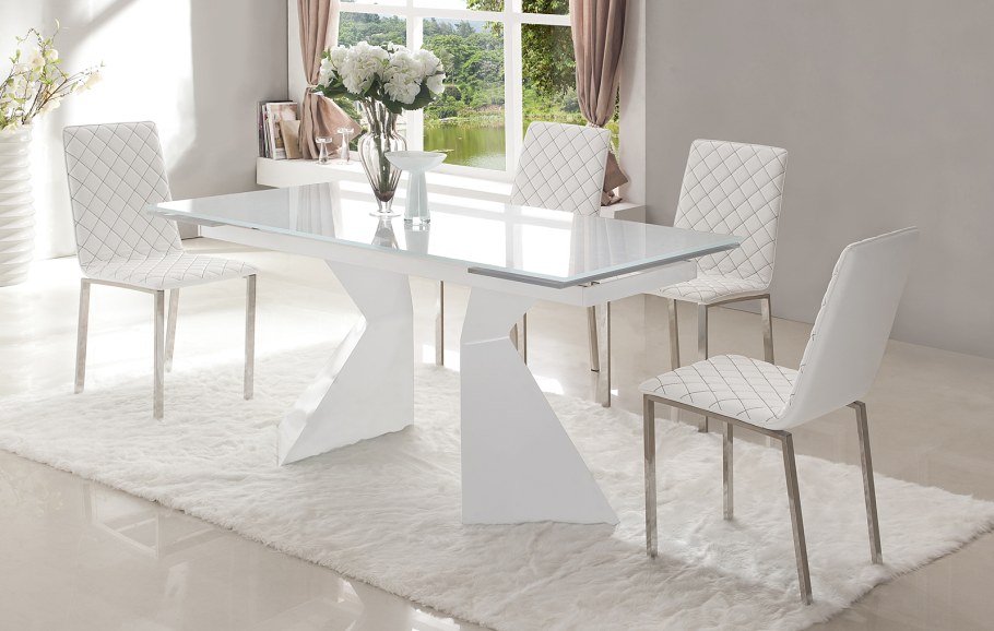 Стол ESF DT-903 белый