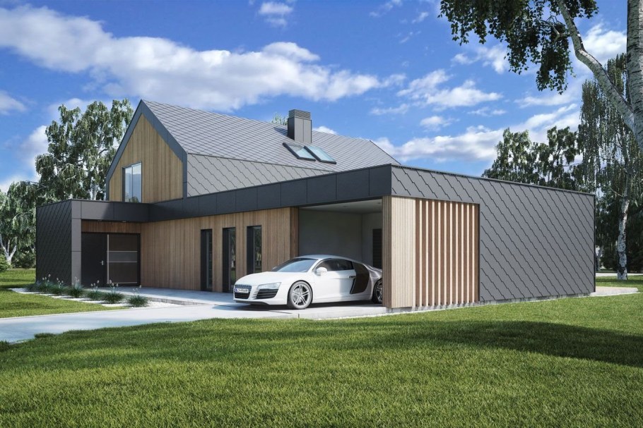 Дом барнхаус одноэтажный