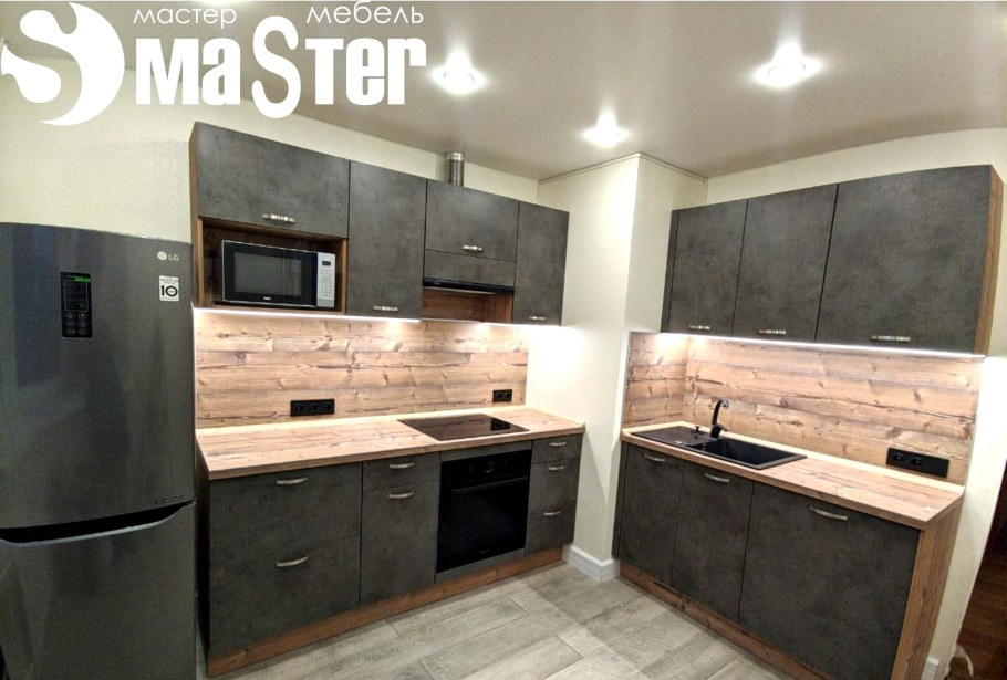 Столешница Эггер темный бетон