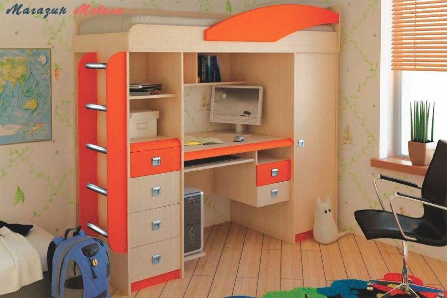 Кровать чердак Гаврош