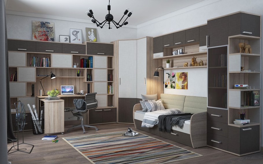 Модульная подростковая мебель Орион