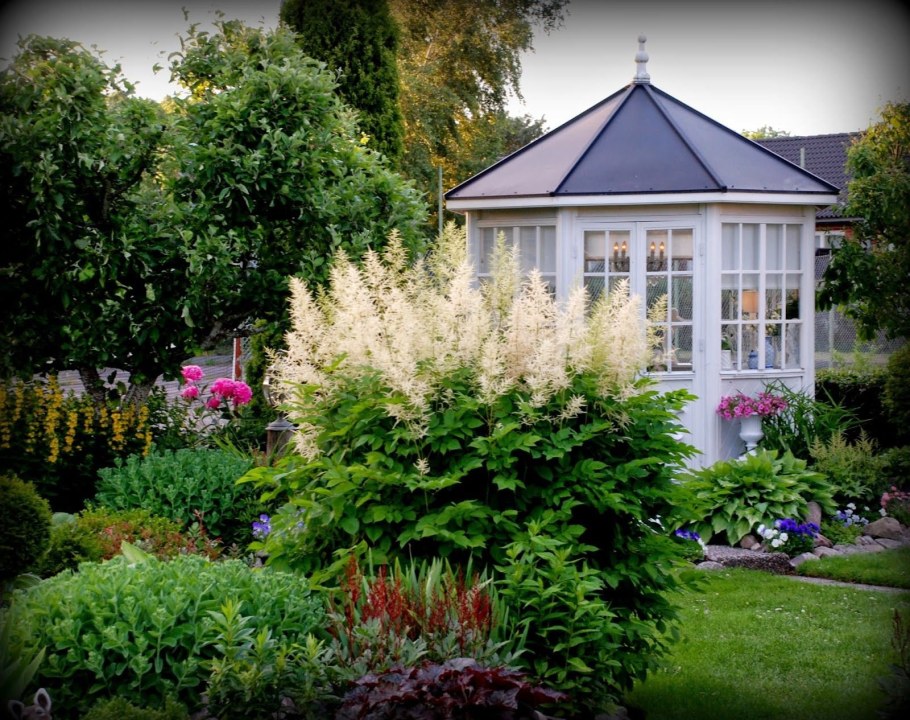 Теневой цветник Волжанка