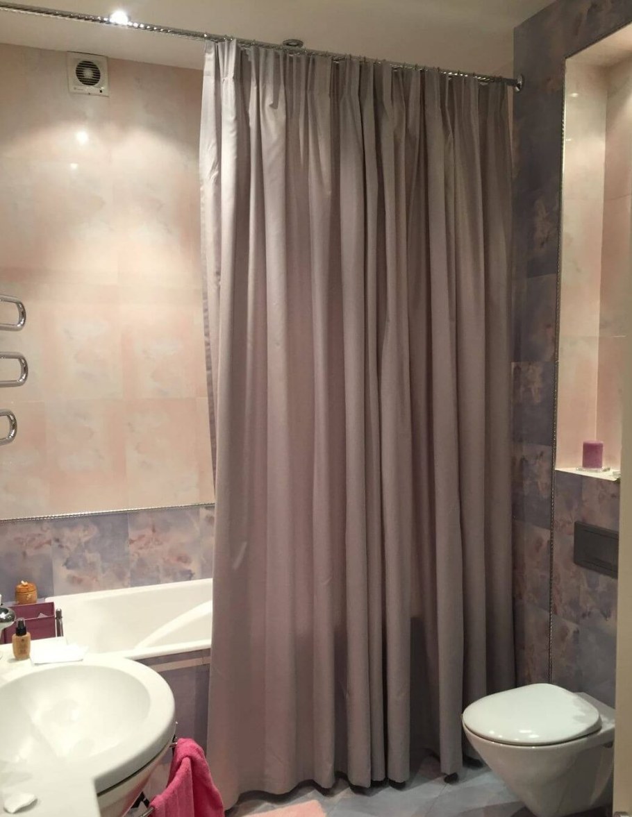 Стильные шторы для ванной