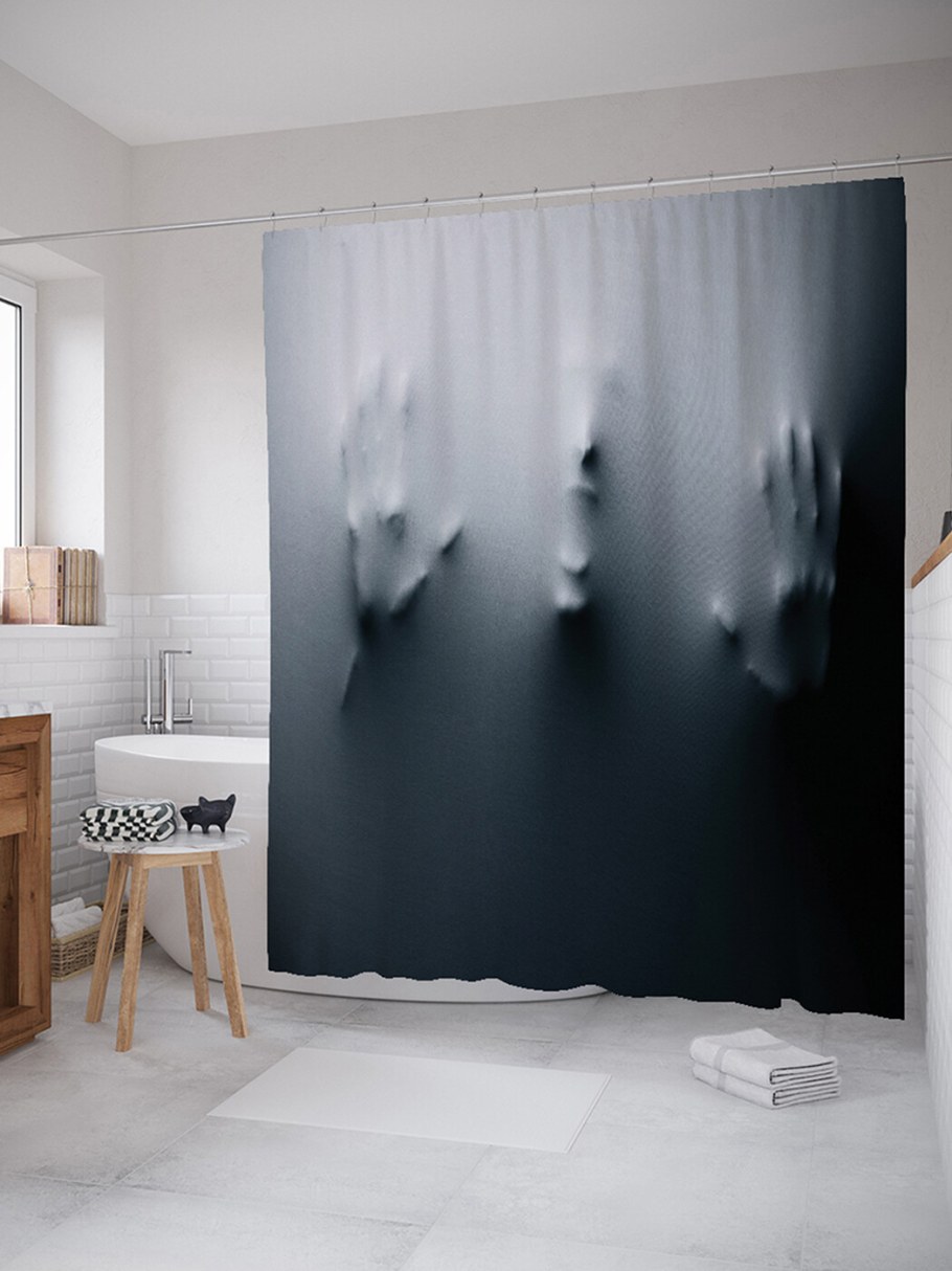 Стильные шторы для ванной