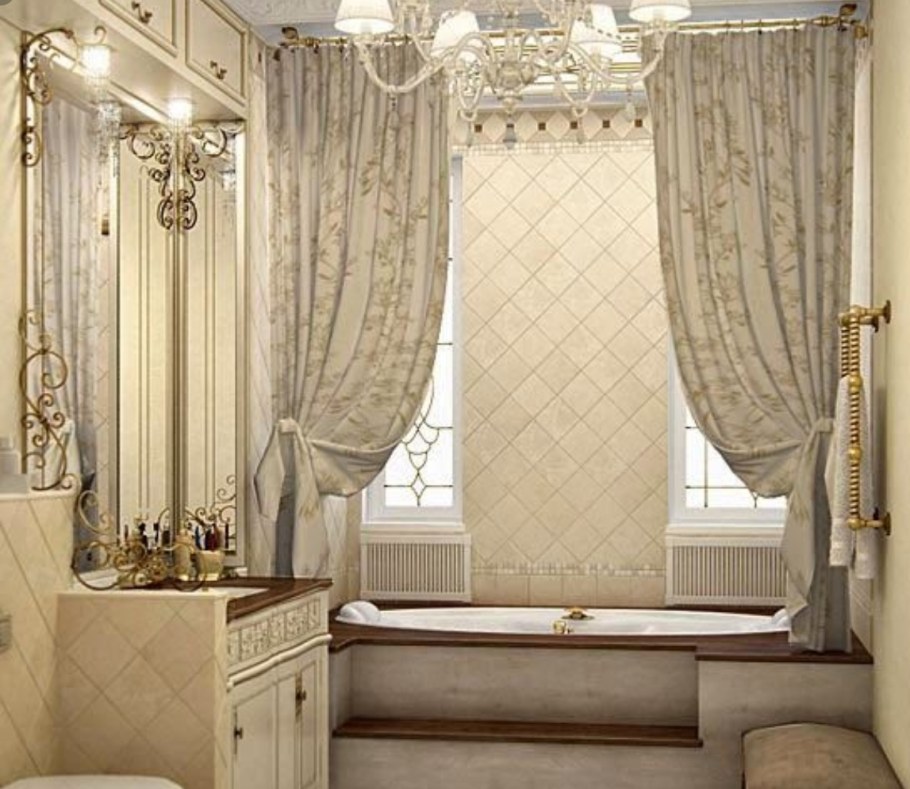 Ванная комната в классическом стиле
