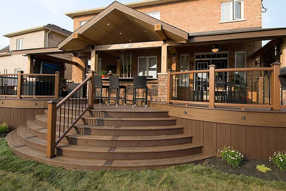 Крыльцо с террасой