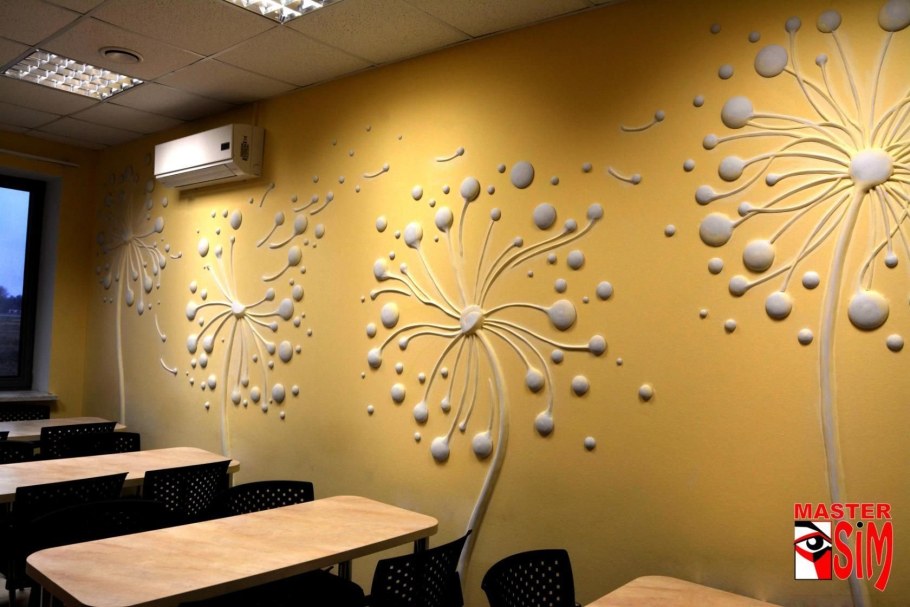 Необычный декор стен