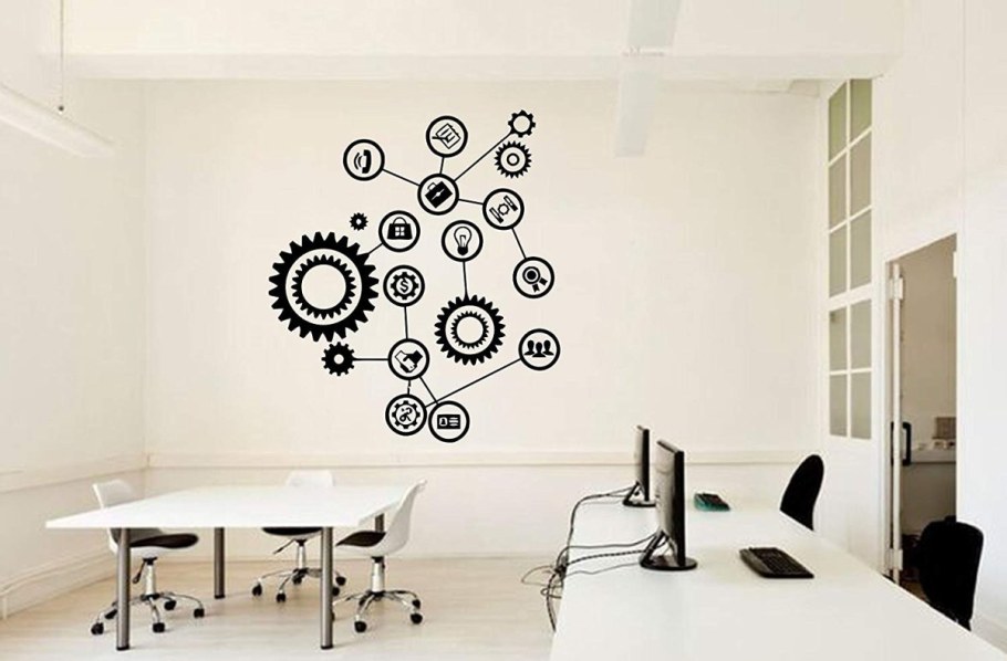 Интерерныен наклейки для офиса