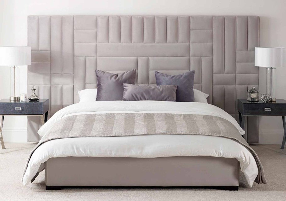 Кровать с мягким изголовьем 180x200 estetica