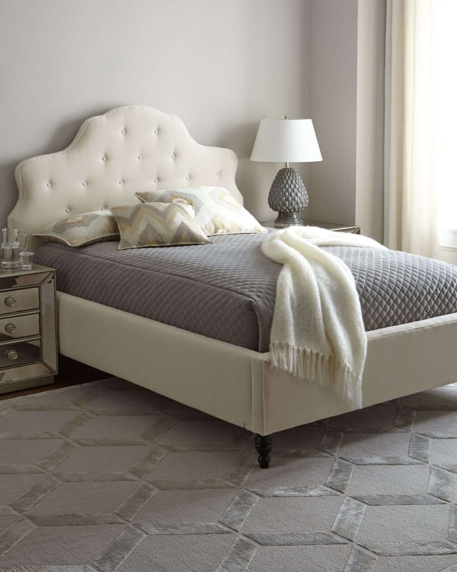 Кровать с мягким изголовьем 180x200 estetica