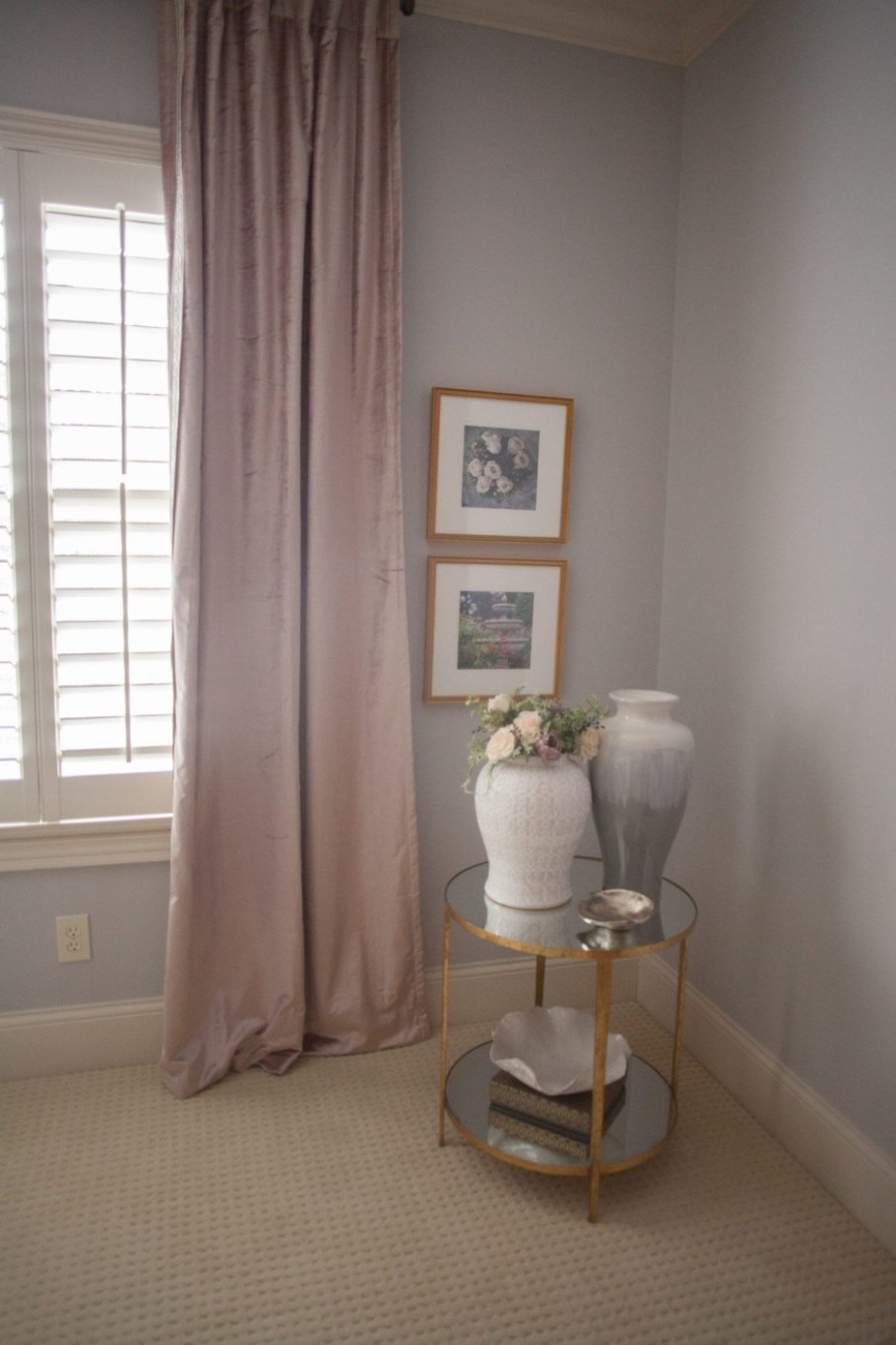 Шторы пастельных тонов