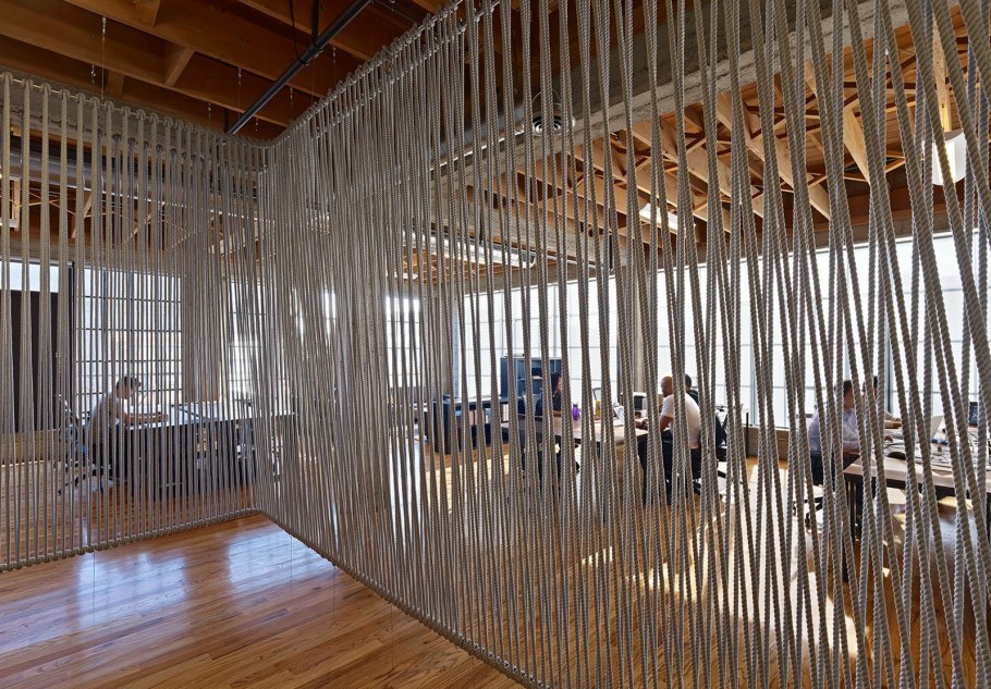 Перегородка из каната