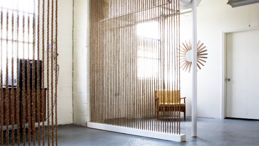 Канаты в интерьере для зонирования