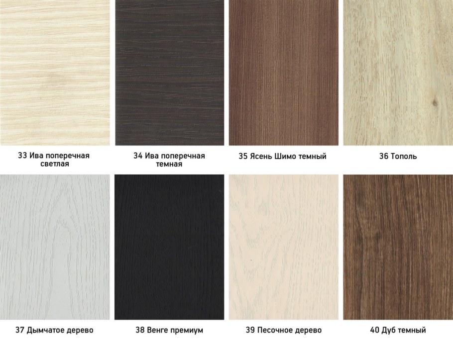 Палитра МДФ панелей