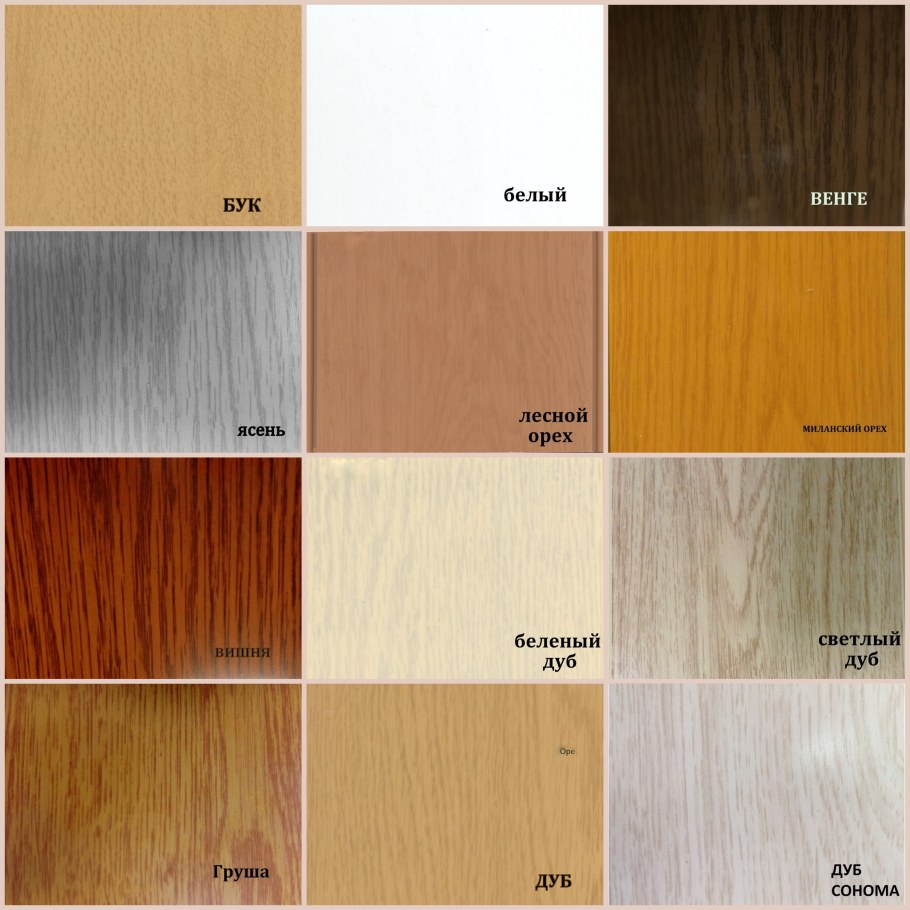 МДФ панели цвета