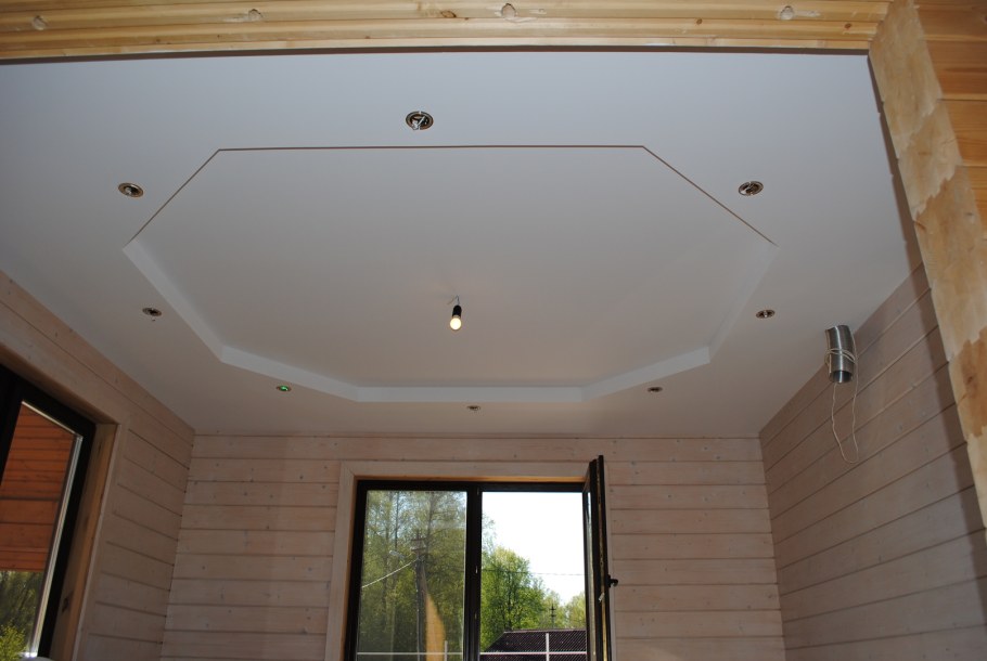 Отделка потолка