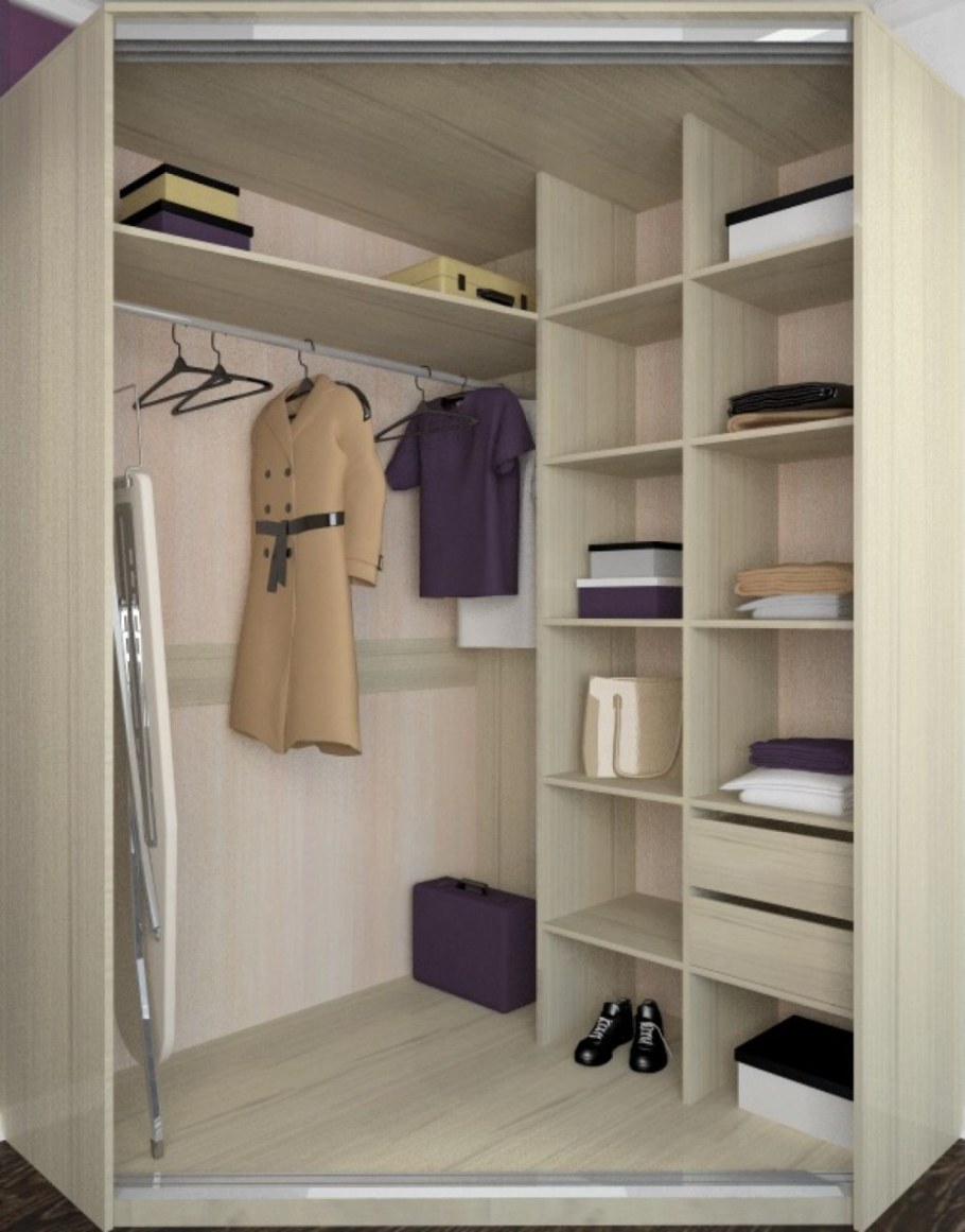 Шкаф купе Анна угловой 1450