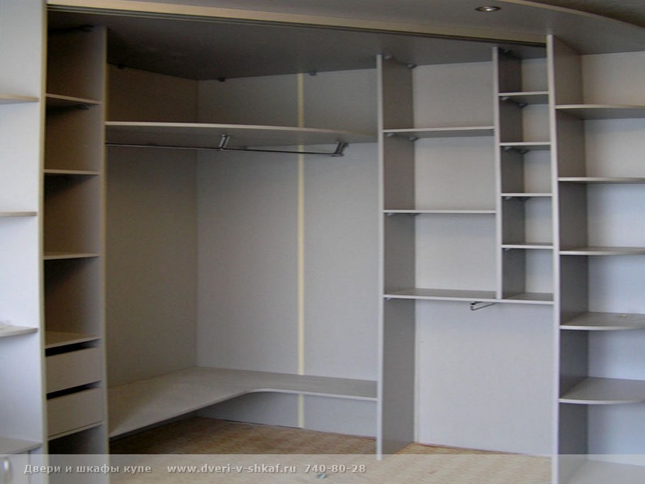 Угловой шкаф купе внутреннее наполнение
