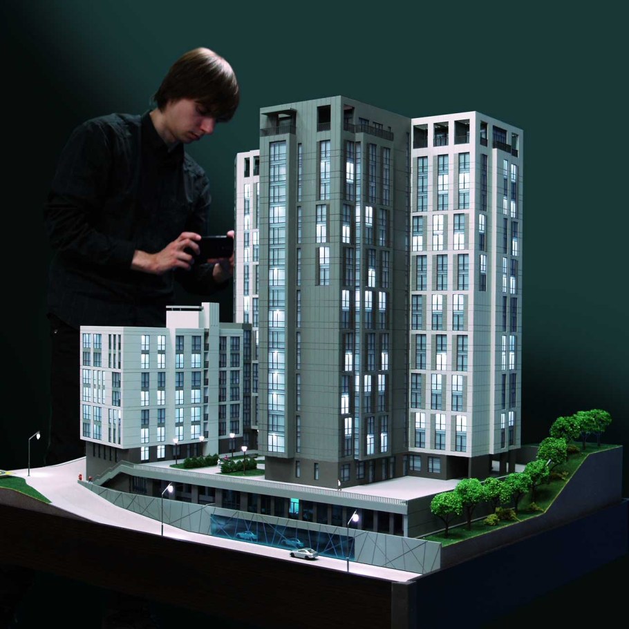 Макет жилого дома