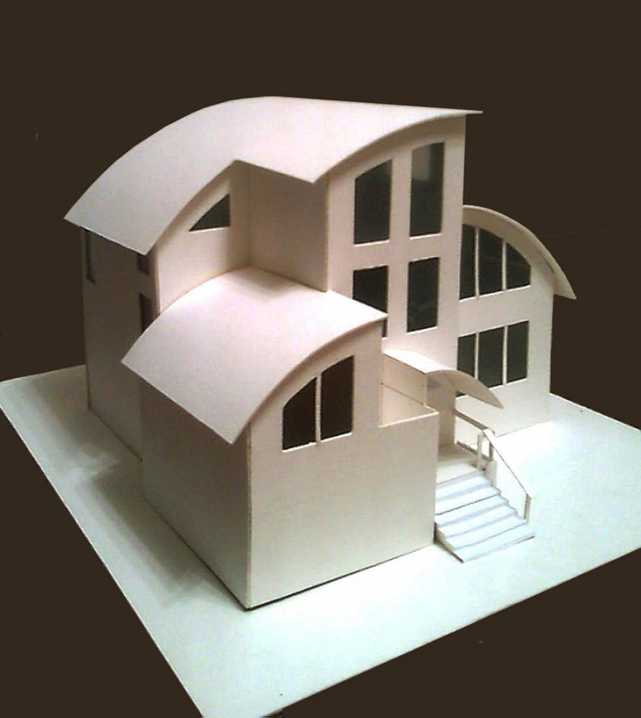 Объемный макет здания